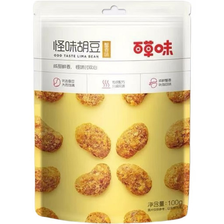 Spicy and Strange Flavor Broad Beans 100g*1 bag 100 g