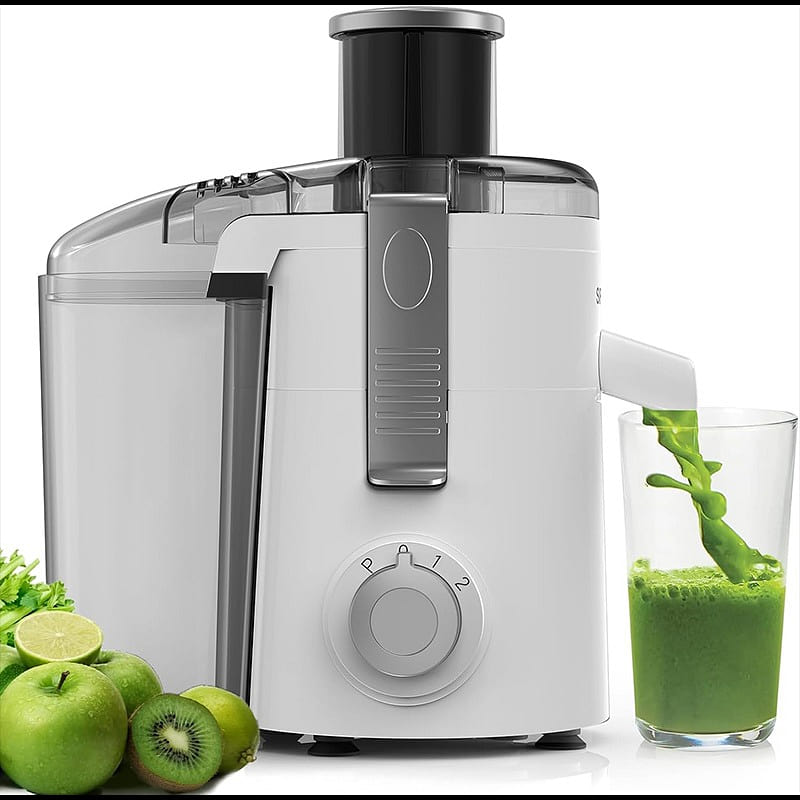 350W Centrifugal Juicer Machine, White 1 count