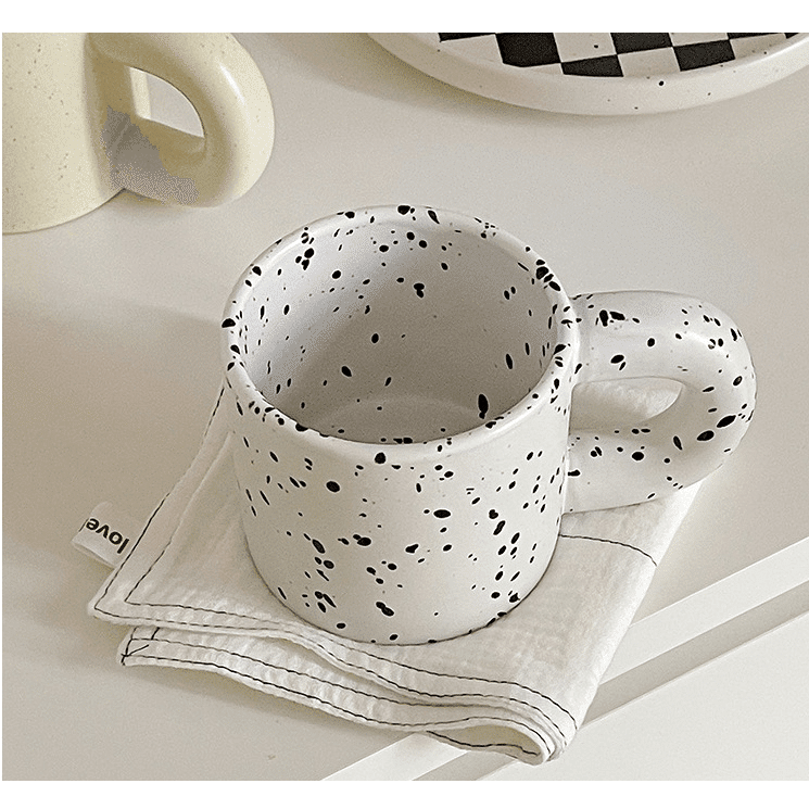 NESTLADY Splash-Ink Ceramic Cup 1pc 1 count