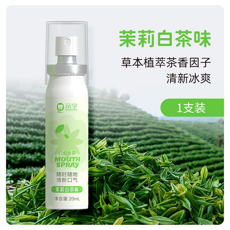 Oral fresh spray jasmine white tea flavor