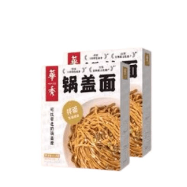 华秀  镇江锅盖面拌面  117g*3盒 351 克