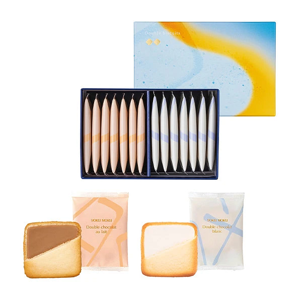 ヨックモック    ドゥーブル ビスキュイ  14枚入 1 箱