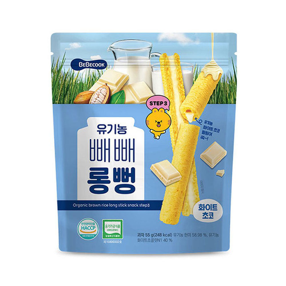 Long String Snacks Get BeBecook Oraganic Long Stick Snack (Step 3) White Choco Delivered ...