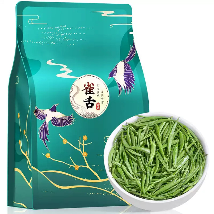 新茶雀舌绿茶明前高山茶叶特级嫩芽浓香型250g