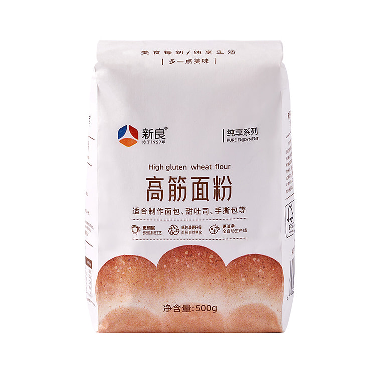 新良纯享高筋面粉500g面包粉吐司专用高筋小麦粉