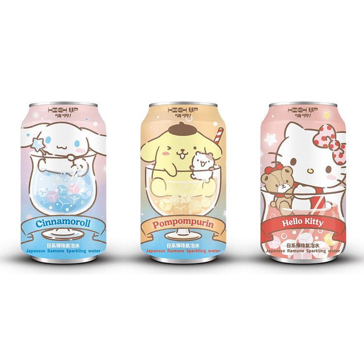 SANRIO & FRIENDS SPARKLING WATER ORIGINAL 3 can