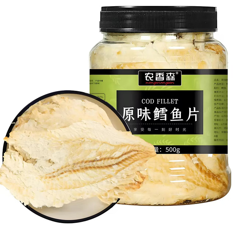 深海鳕鱼片500g