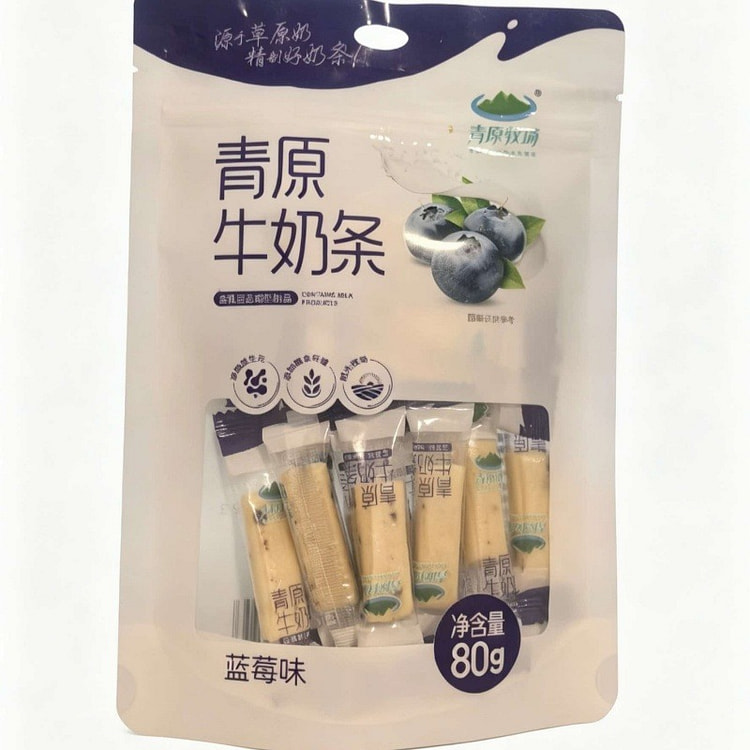 Blueberry cheese dairy products 80g*1 bag 80 g