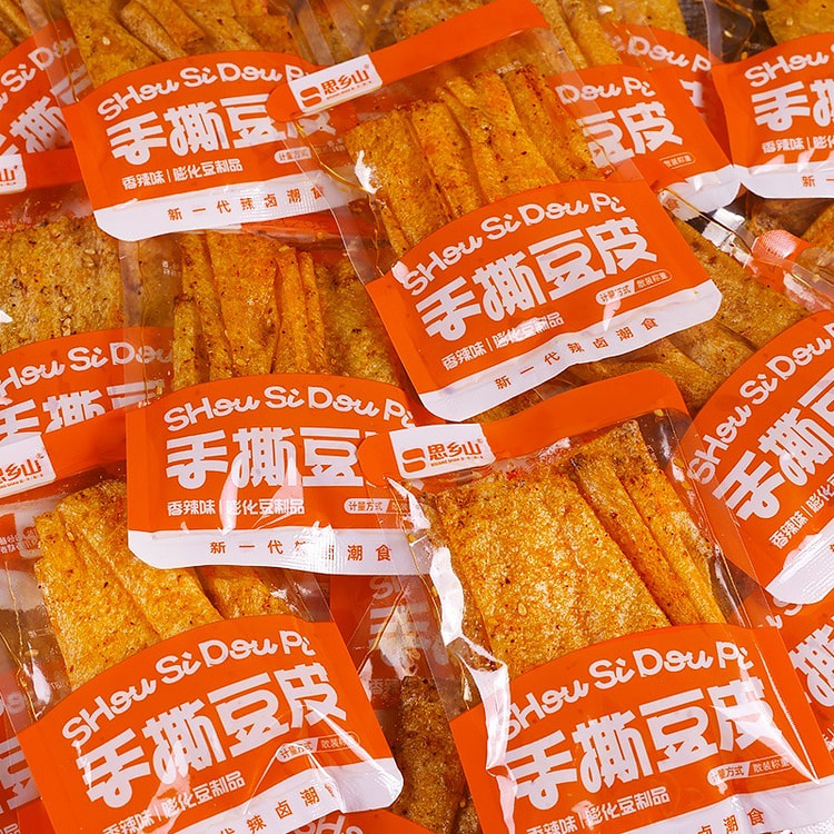 手撕豆皮辣条