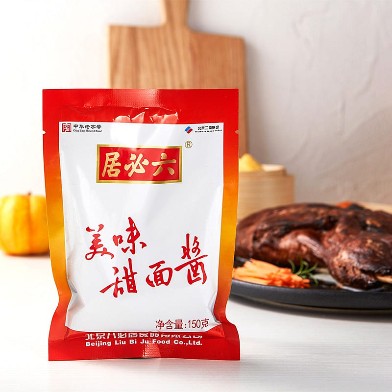 Lubijiu Sweet Noodle Sauce 150g Dipping Sauce for Peking Duck Fried Noodle Panca 150 g
