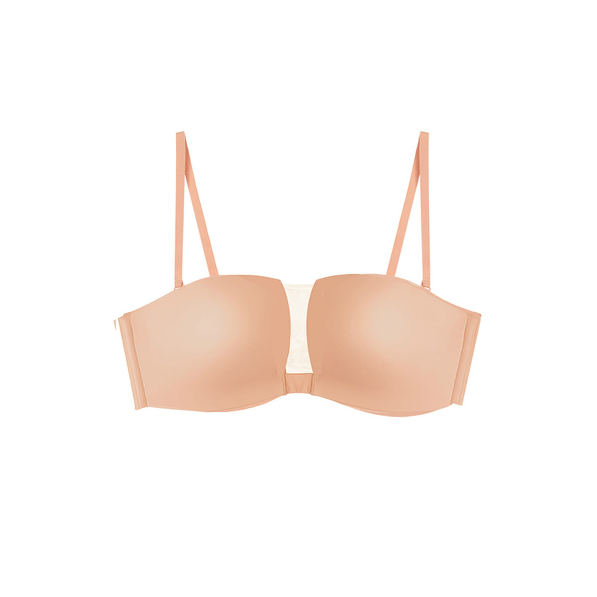 China Direct Mail Ubras Breathable Light Gauze Detachable Shoulder Strap Bra – Light Smoke Nude Color-A70 100 g