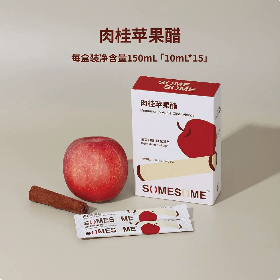 SOMESOME Cinnamon & Apple Cider Vinegar 15 Sachets 1 box