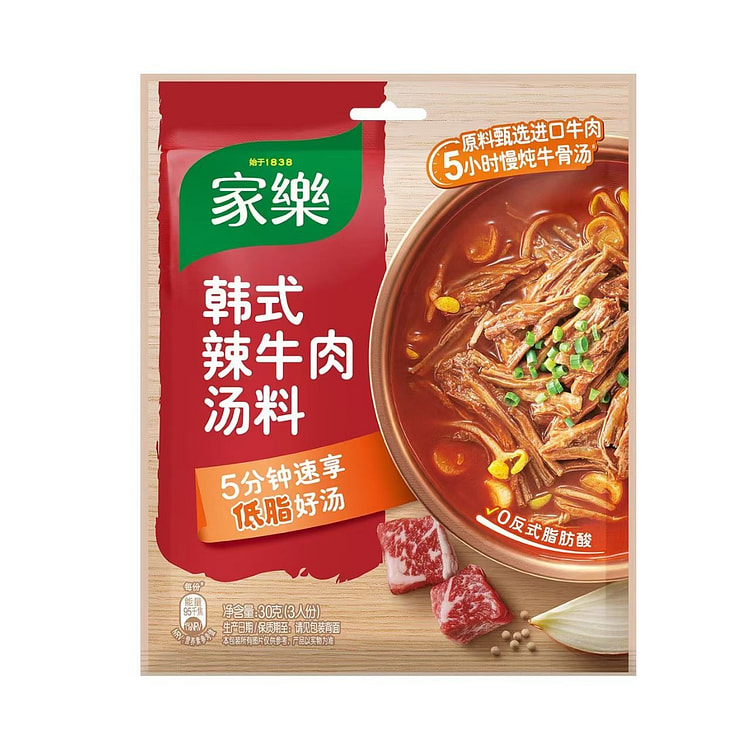 Knorr Korean Spicy Beef Soup Packets 30g*5 Bags 150 g
