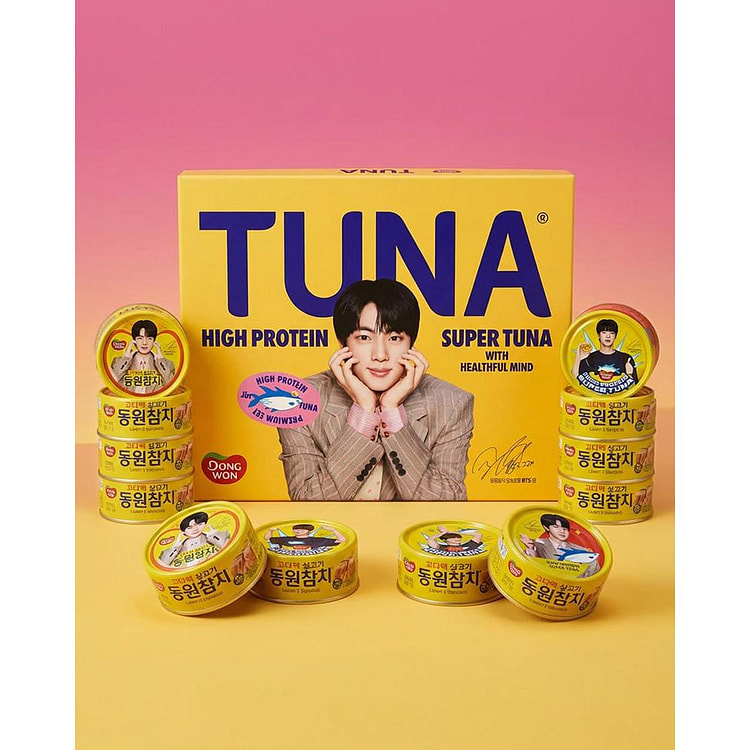 DONGWON Super Tuna BTS Jin Edition 12PACK 1 box