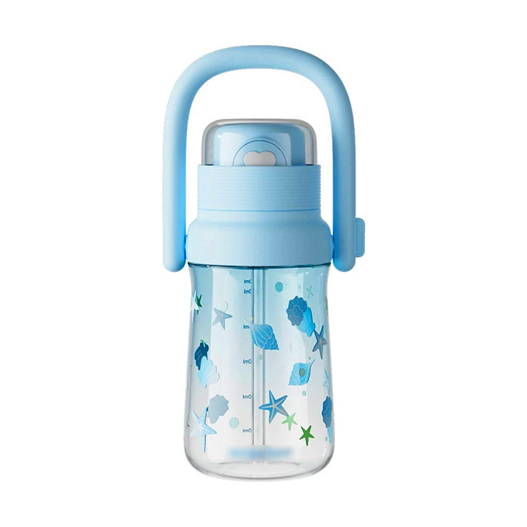 Plastic water cup Sip cup Blue 830ml 1 each