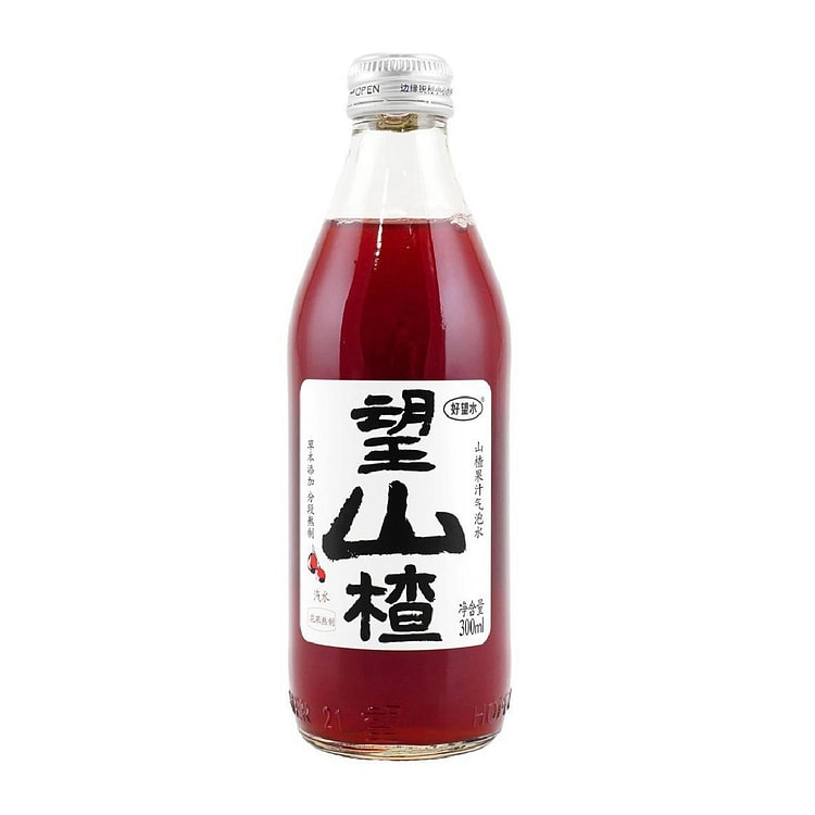 好望水 望山楂 山楂果汁气泡水 300 毫升