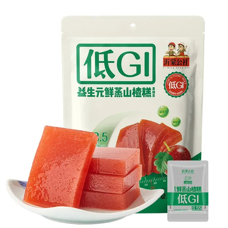沂蒙公社低GI益生元鲜蒸山楂糕健康零食380g 380 克