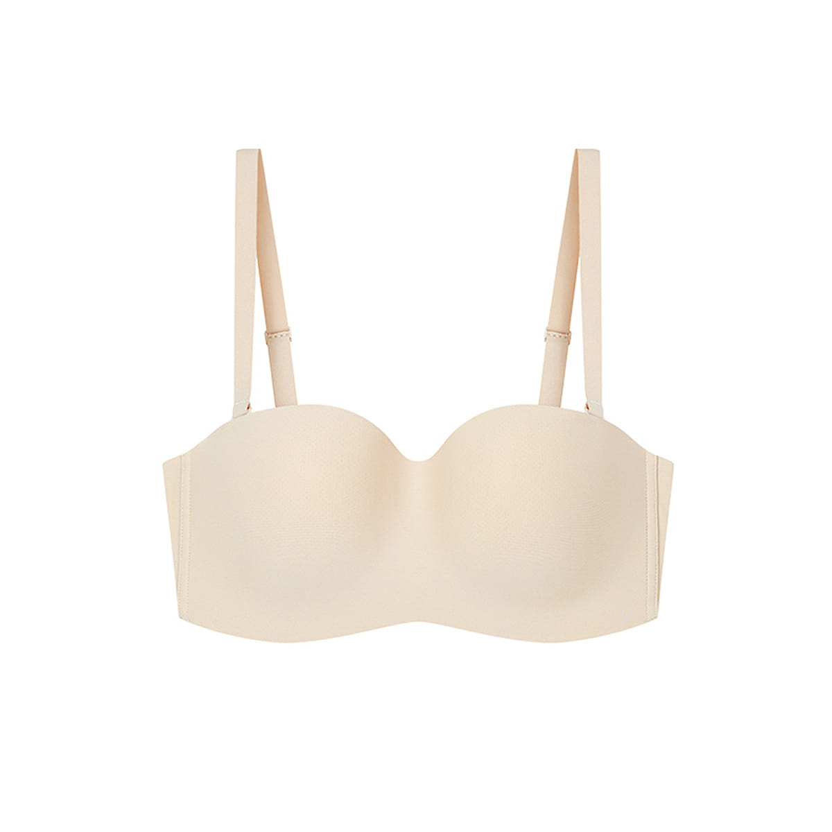 China Direct Mail Ubras Reinforced Anti slip Mesh Breathable Detachable Shoulder Strap Back Hook Bra – Porcelain Skin Color – XL+ 100 g