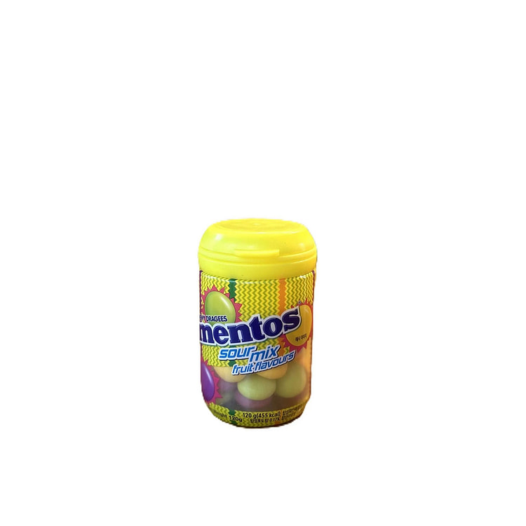 Mentos Sour Mix Fruit Flavors 120g (Korea)