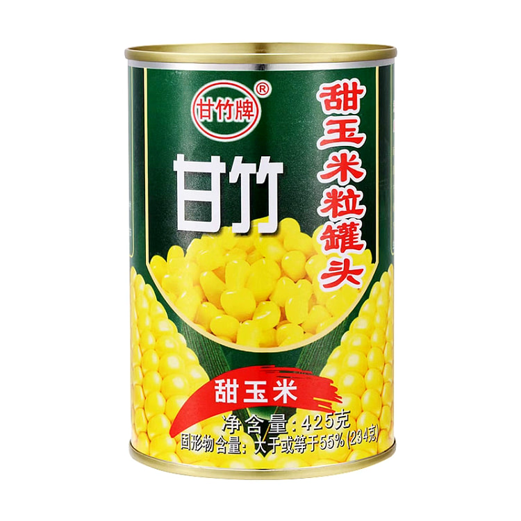 甘竹甜玉米罐头425g*1罐