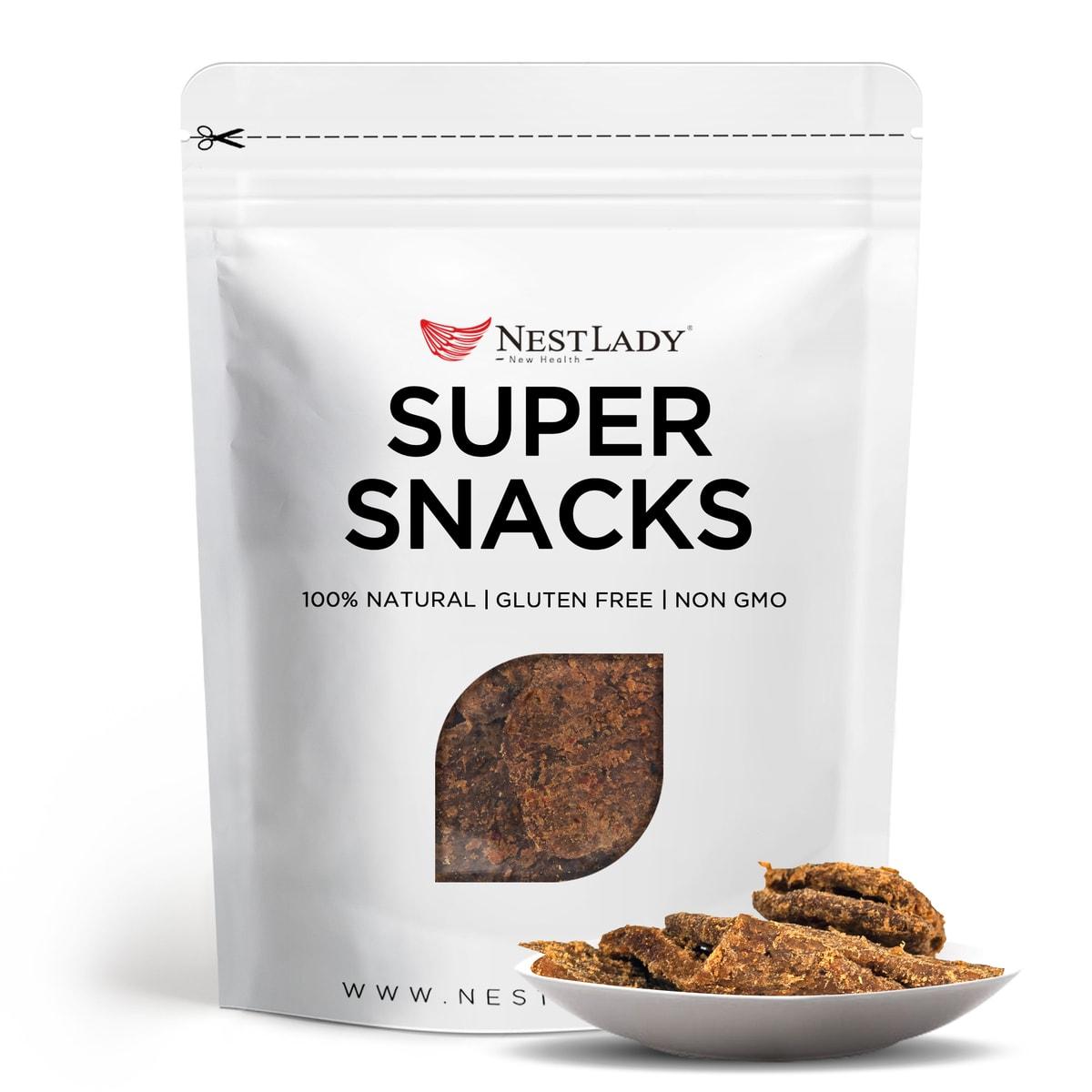 Get NESTLADY SPICY ROASTED VEGETARIAN JERKY 75g Vegan Delivered