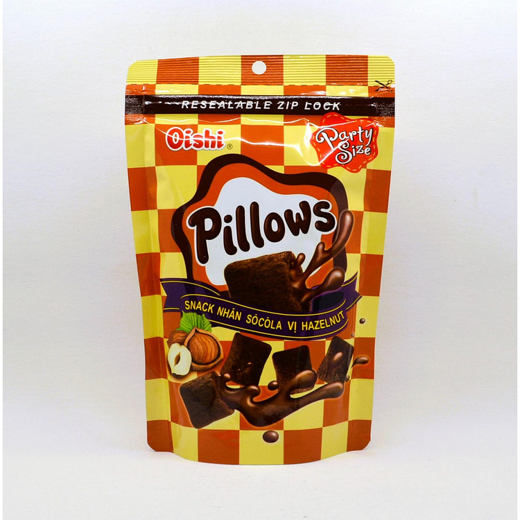 Oishi Chocolate Hazelnut Pillows (