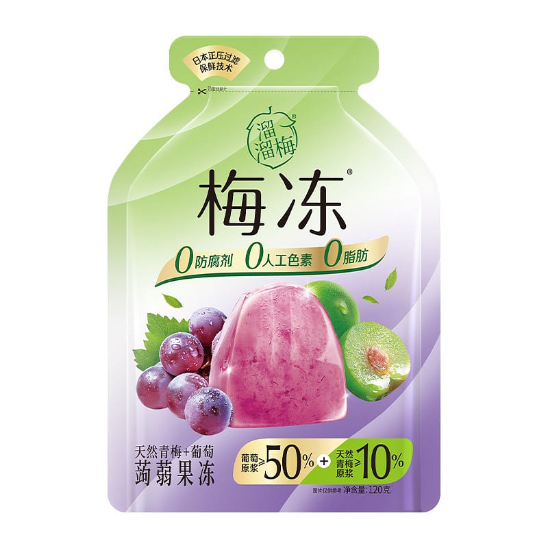 Liuliu Plum Natural Grape Plum Jelly 120g 120 g