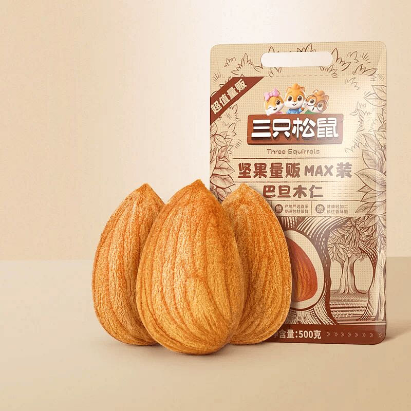 Three Squirrels Bulk Pack Almonds 500g 500 g