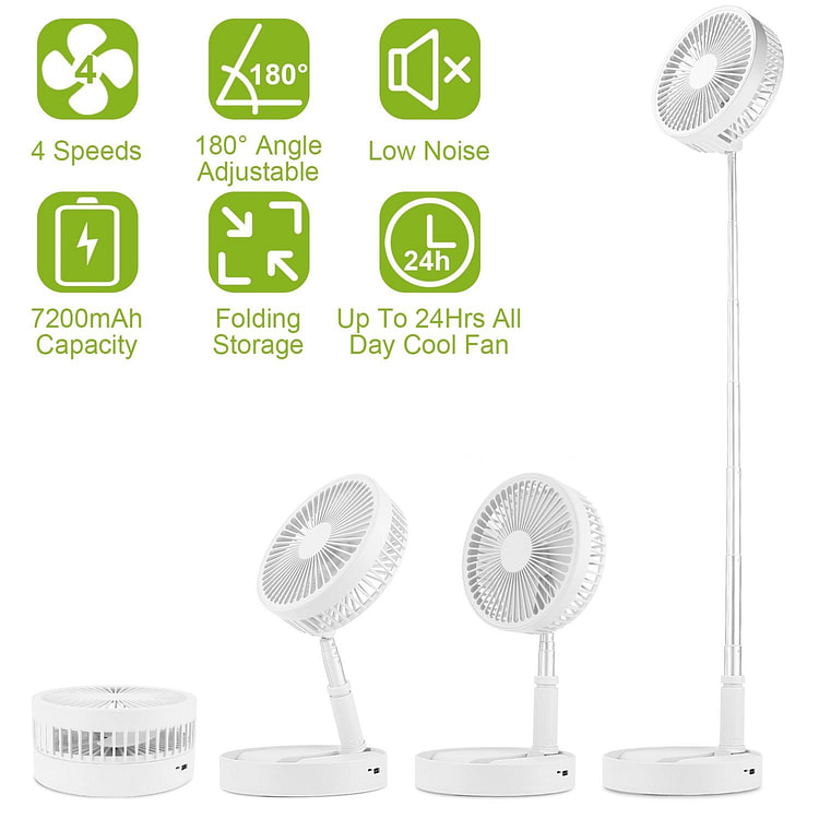 Portable Folding Desk Fan
