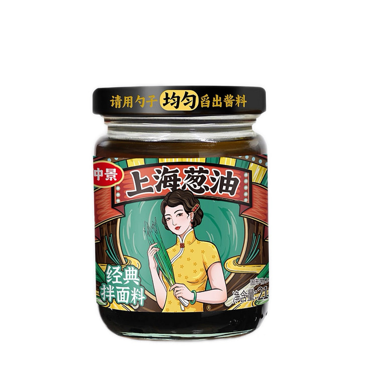 仲景上海葱油拌面酱210g*1瓶 210 克