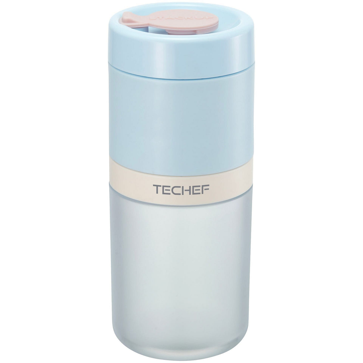 TECHEF – StackUp 18 oz Tumbler/Lunch Box (Blue) 1 each