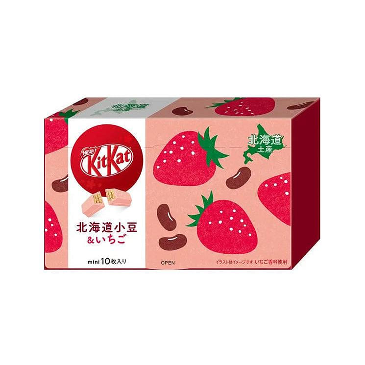 Kit Kat Japan Hokkaido Azuki & Strawberry 1 each