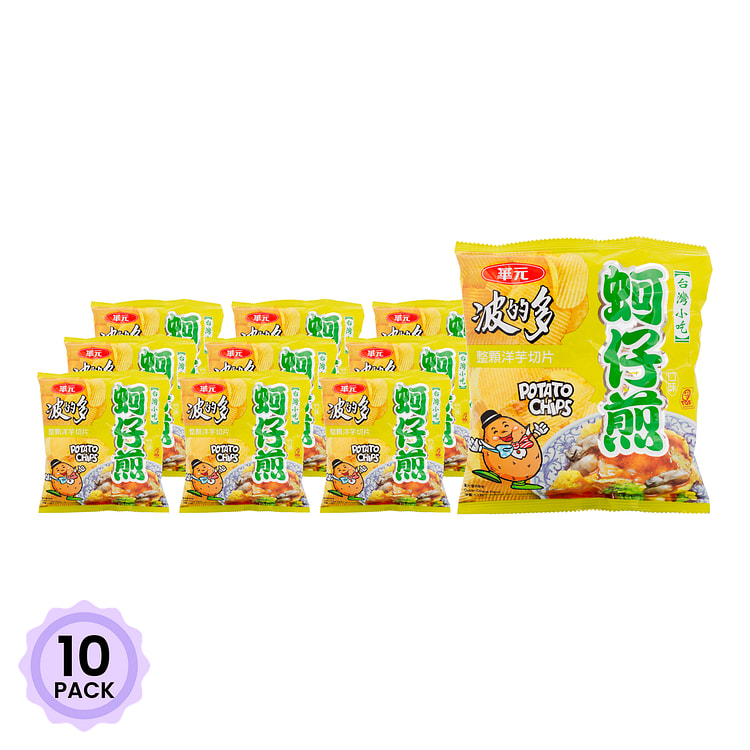 华元 洋芋片 蚵仔煎味 34 克*10 包
