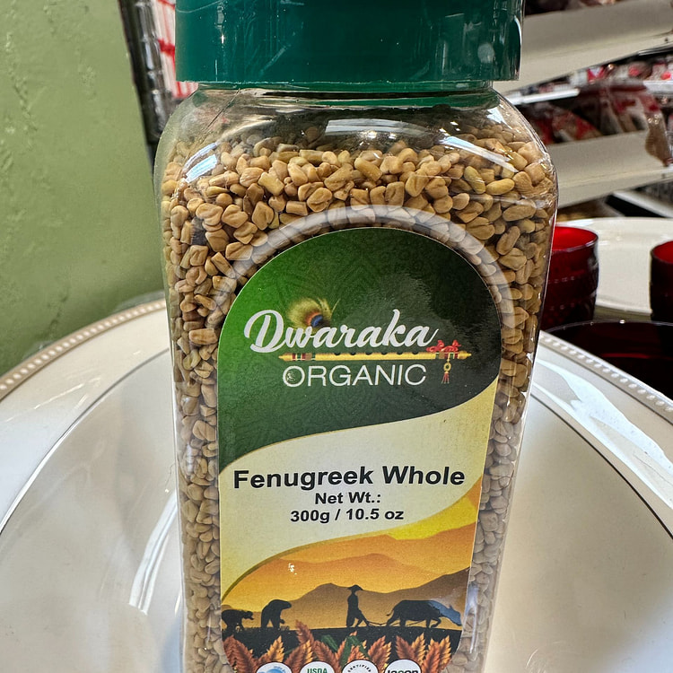 Dwarka Organic Fenugreek Whole 7 oz