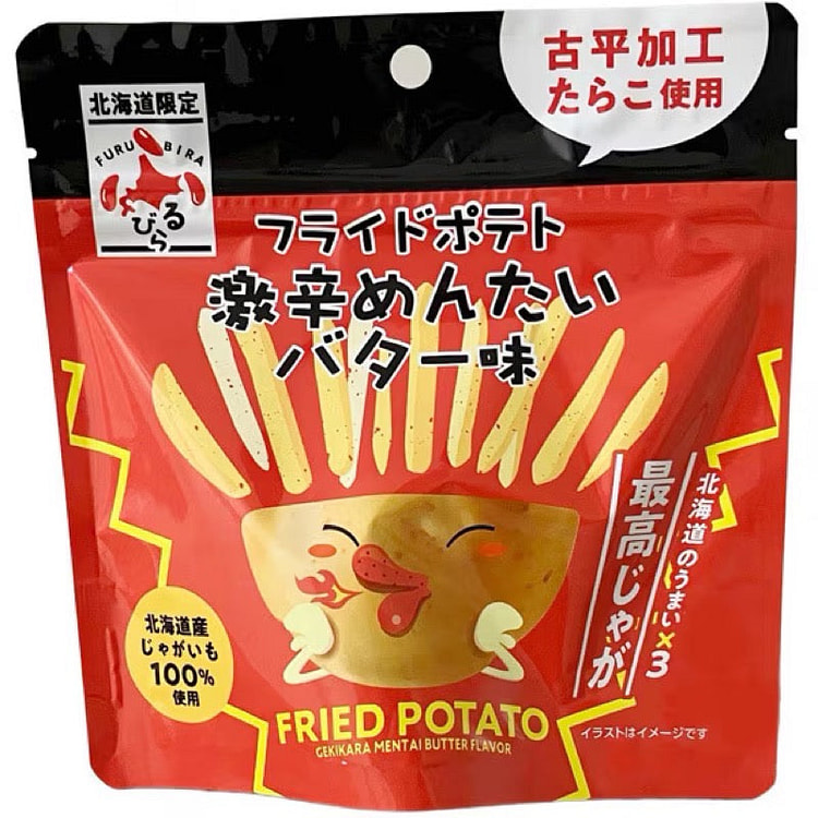 PLUS One Spicy Mentaiko Butter Potato Snacks 28g 1 each