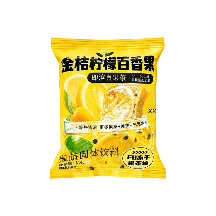 SHENG ER Freeze-Dried Kumquat Lemon & Passion Frui 1 pack