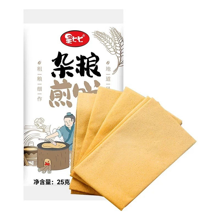 昊七七 杂粮煎饼软糯粗粮开袋即食  5袋 125 克
