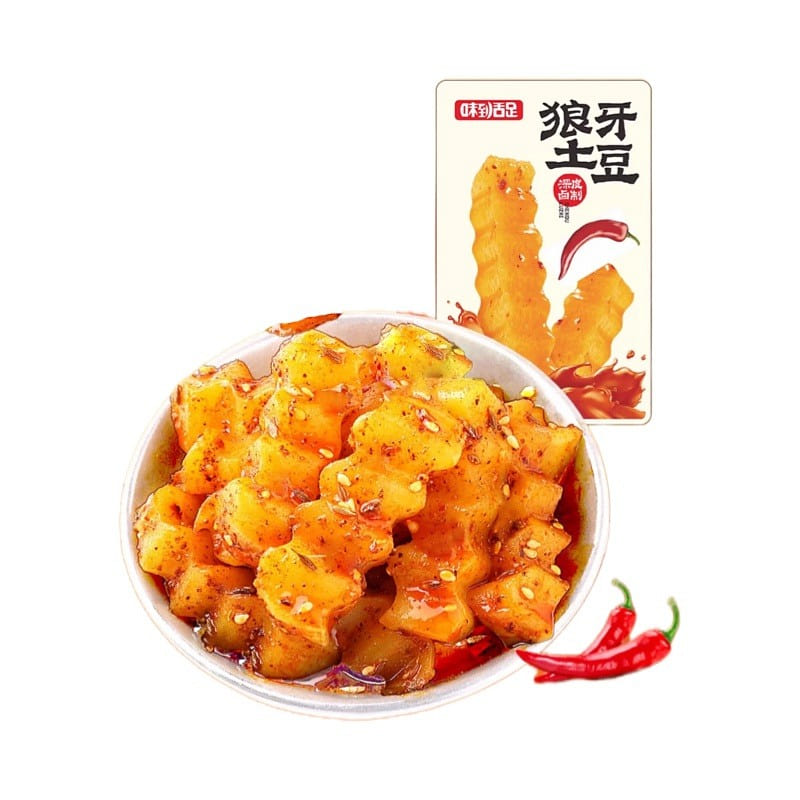 Spicy Wolf Tooth Potato Barbecue Flavor 32g 1 pack