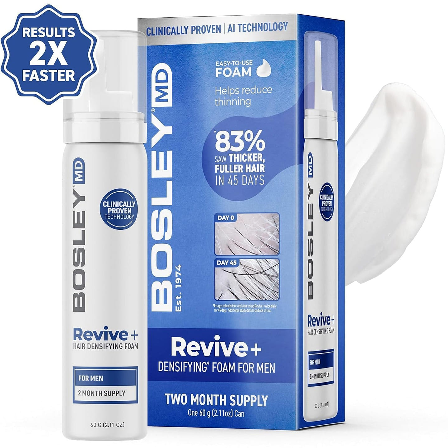 BosleyMD Men’s Treatment Hair Thinning Solution 1 each