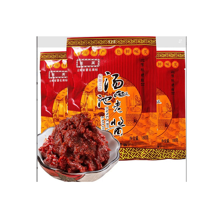 张英  汤池老酱炸酱面 180g*1袋