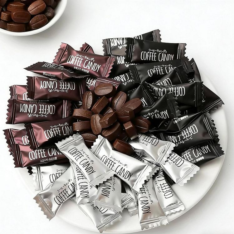 谷道仙  咖啡糖提神醒脑嚼着吃  1包 110 克