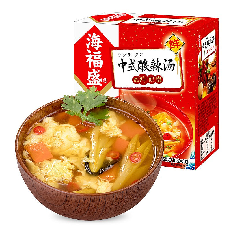 海福盛 中式 酸辣汤 速溶冲泡 方便速食 早餐 10 克