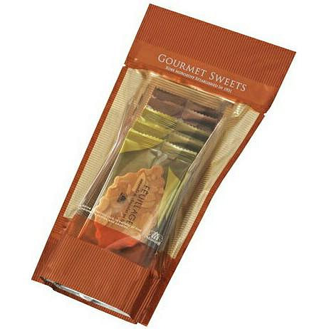 Morozoff Feuillage Almond & Hazelnut Milk Chocolate Cookies 5 pieces