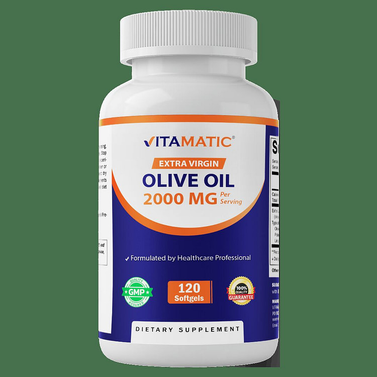 Vitamatic 特级初榨橄榄油 120粒软胶囊 1 份