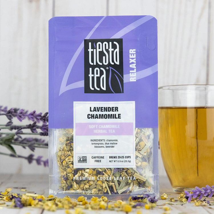 薰衣草洋甘菊花草茶 散叶养生花茶  冷冰皆宜25克