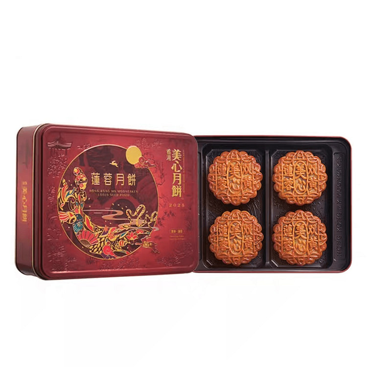 美心 双黄莲蓉月饼740g 4个装 中秋节日礼盒 1 份