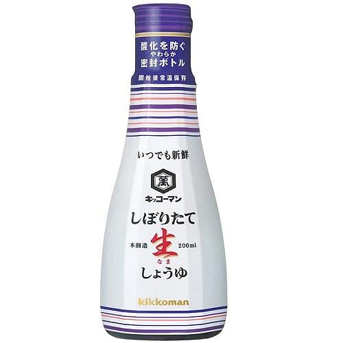 KIKKOMAN Freshly Squeezed Soy Sauce 200ml 1 each
