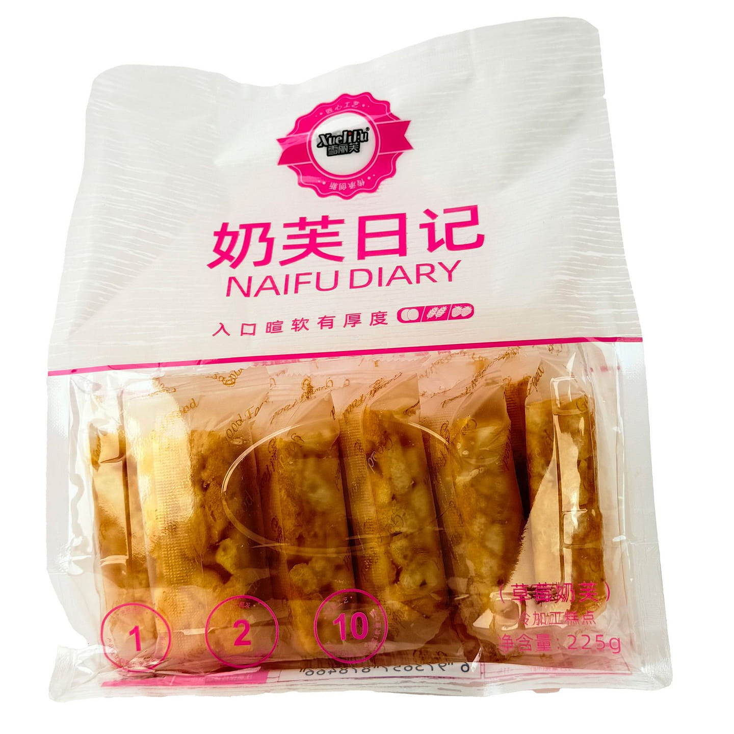 Naifu Diary Strawberry Milk Cream Pastry 225 g