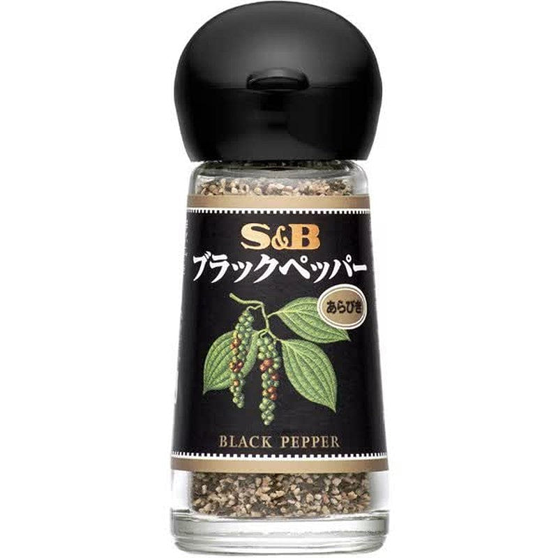 S&B Foods Black Pepper (Coarse Ground) [15g] 1 each