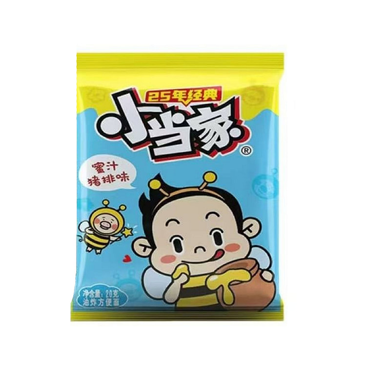 小当家干脆面 童年零食 蜜汁猪排味 20 克 (min 6)